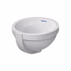 Duravit Architec lavabo à encastrer en céramique sanitaire 320x320x190mm avec trop-plein sans banc à trous de coulée Installa ...