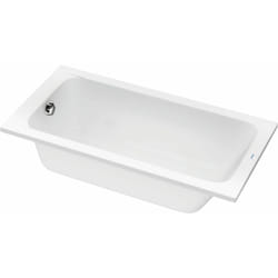 Duravit - Baignoire acrylique avec pieds D-Code - Dimensions : 150 x 75 cm - Couleur : blanc