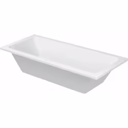 Duravit D-Code baignoire rectangulaire 1800 x 800 mm - Acrylique blanc
