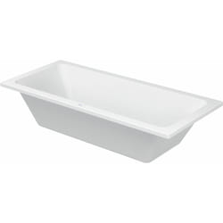 Duravit D-Code baignoire rectangulaire 1800 x 800 mm - Acrylique blanc