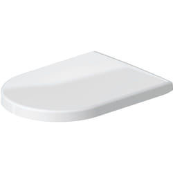 Siège de WC Duravit Starck 3 charnières en acier inoxydable, pour