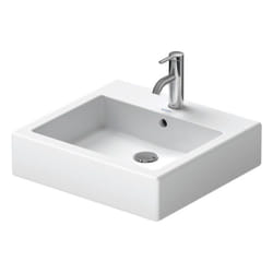 Duravit - Vero 50cm, blanc, avec trop-plein, avec table à trous de