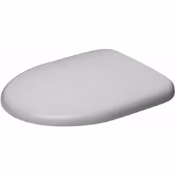 Abattant WC blanc dimensions de 373 x 445 mm matériau : duroplast siège de toilette avec fermeture à amortisseur automatique  ...