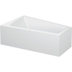 Duravit - Paiova baignoire encastrée, angle à gauche, habillage