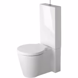 Duravit Starck 1 WC indépendant Liquide vaisselle Dimensions : 415 x 640 mm pour citerne montée (sans citerne) Prise de coura ...
