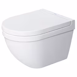 Description générale Cette cuvette WC suspendue compacte Starck 3 de Duravit est conçue pour allier design moderne et fonctio ...