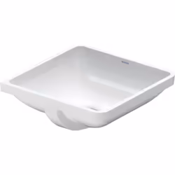 Duravit Starck 3 lavabo à encastrer en céramique sanitaire Dimensions : 430x430mm avec trop-plein, pour l'installation par le ...