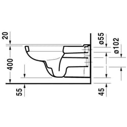 Duravit - D-Code - Abattant wc, blanc 0060310000