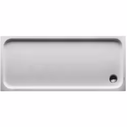Receveur de douche acrylique dimensions : 1.700 × 750 mm épaisseur : 85 mm matériau : acrylique sanitaire couleur : blanc alp ...