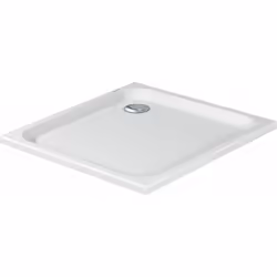 Le receveur carré de la série D-Code de Duravit s'intègre dans tous les styles de salles de bains grâce à son design fonction ...