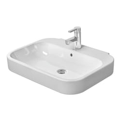 Duravit - lavabo Happy D.2 65cm avec trop-plein, avec plage de