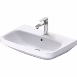 lavabo Duravit DuraStyle peut être combiné avec la demi-colonne 0858300000 ou la colonne 0858290000 Convient pour les robinet ...
