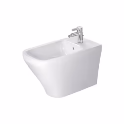 Bidet sur pied DuraStyle Duravit Pose au sol Convient pour les robinetteries à 1 trou avec plage de robinetterie 1 trou de ro ...