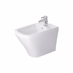 Bidet sur pied Duravit DuraStyle back to wall Au sol Convient pour les robinetteries à 1 trou avec plage de robinetterie 1 tr ...