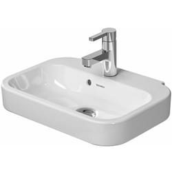 Duravit - Happy D.2 - Lave-mains 50x36 cm, avec un trou pour mitigeur, blanc alpin 0709500000