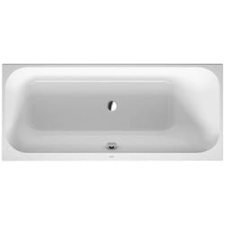 Duravit Happy D.2 Baignoire rectangulaire à encastrer, dossier