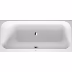 Duravit Happy D.2 1 x baignoire rectangulaire à encastrer Dossier incliné à gauche 1 place Largeur du bord de la baignoire 30 ...