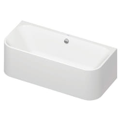 Duravit Baignoire îlot Happy D.2 1800 x 800 mm - tablier 3 faces avec habillage acrylique et pieds - Blanc