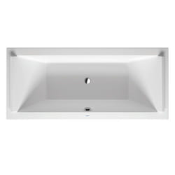 Baignoire Duravit Starck rectangulaire 1800x800 mm, avec deux dossiers, avec un appui-tête, en Acrylique sanitaire, blanc