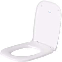 Description générale D-Code Abattant de WC Compact en blanc, avec couvercle. Conçu par Sieger Design, ce modèle allie fonctio ...