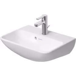 Duravit ME par Starck Lave-mains lavabo 1 trou taraudé pré-perforé avec trop-plein avec banc à trous de coulée 450 mm