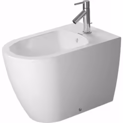 Bidet sur pied avec trop-plein dimensions : 370 x 600 x 400 mm matériau :céramique sanitaire avec 1 trou pour robinetterie de ...