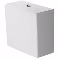 Réservoir de chasse d’eau pour WC à poser dimensions : 395 × 180 mm matériau : céramique sanitaire finition WonderGliss Dual- ...