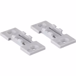 enquête 2 supports Couleur: gris métalisé description 2 supports muraux avec vis pour profilé en aluminium Gargano. Les clips ...