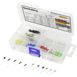 Barthelme - Assortiment de LEDs blanc froid, blanc chaud, jaune, bleu, rouge, vert rond 3 mm