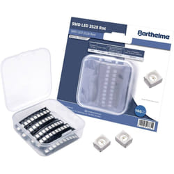 Jeu de led smd 3528 rouge 300 mcd 120 ° 18 mA 2 v Bulk - Barthelme