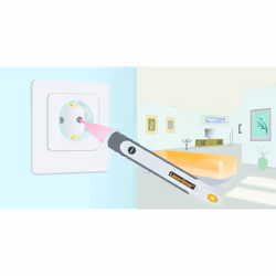 Laserliner AC-tiveFinder tournevis testeur de tension Noir, Orange, Blanc - Vue supplémentaire 3