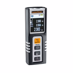 Laserliner 080.938A, Mètre laser portable, m, Noir, Gris, Numérique, 40 m, 0,1 m