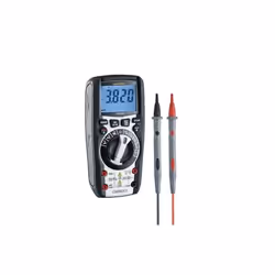 Laserliner Multimeter XP, Électronique, Domestique, Courant d'alimentation, Power frequency, Tension, Noir, Gris, W, LCD