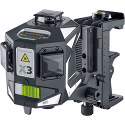 Laser à lignes 3D X3-Laser Pro - Alignement d'horizontales. verticales et inclinaisons - Ligne laser horizontale à 360° - Lig ...