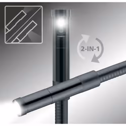 Laserliner VideoFlex HD Duo caméra de surveillance industrielle 7,9 mm Sonde flexible IP68