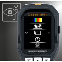 Laserliner ThermoVisualizer Pocket Thermoarray Sensor Noir, Blanc Écran integré TFT 128 x 160 pixels