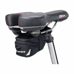 VAUDE Tube Bag S, Selle, Sacoche pour bicyclette, Tissu, Polyamide, Polyuréthane, Noir, 0,3 L, 100 mm