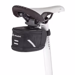 VAUDE Tool M, Selle, Sacoche pour bicyclette, Tissu, Polyamide, Polyuréthane, Noir, 1,1 L, 80 mm
