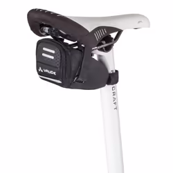 VAUDE Race Light M Selle Sacoche pour bicyclette Polyamide, Polyester, Polyuréthane, Silicone Noir