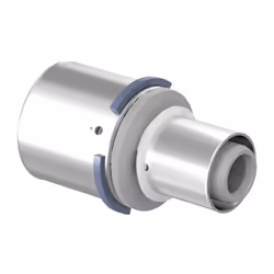 Raccord de presse Uponor S-Press PLUS 1046406 avec manchon à pression fixe Appuyez sur l'arrêt et la sécurité éprouvée du tes ...