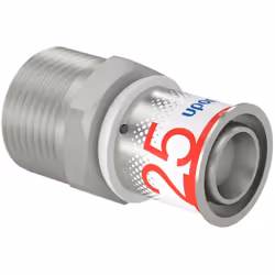 Raccord fileté à sertir 25-26x34 Uponor Détails : -Désignation : Raccord fileté à sertir 25-26x34 Uponor -Marque : UPONOR S.A ...