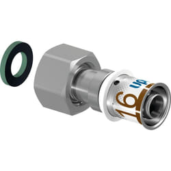 Uponor - Raccord à sertir écrou libre 16-12x17