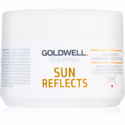 Le masque capillaire Goldwell Dualsenses Sun Reflects régénère vos cheveux en profondeur en seulement 60 secondes ! Il est pa ...