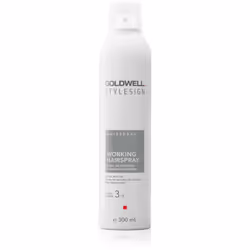La laque Goldwell StyleSign Working Hairspray apporte la touche finale à votre coiffure et prolonge son aspect. Elle renforce ...