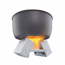Rechaud de camping - Esbit - Poche - Acier galvanisé - Compact - Fiable