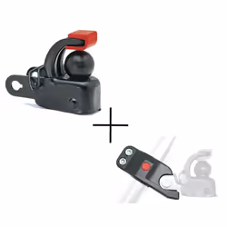 Kit attelage remorque + adaptateur tige de selle Hebie F1