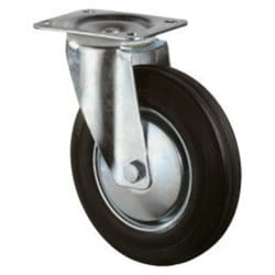 Roulette 200 mm Lg.R Roue Caoutchouc