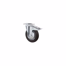 Castor avec blocage total • Fourche en tôle d'acier, le chromate de zinc • Course balle à double rangée dans la tête de fourc ...