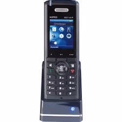 AGFEO DECT 60 IP, Téléphone DECT, 100 entrées, Noir