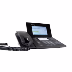 AGFEO ST 56 IP, Téléphone IP, Noir, Combiné filaire, 5000 entrées, 235 mm, 210 mm